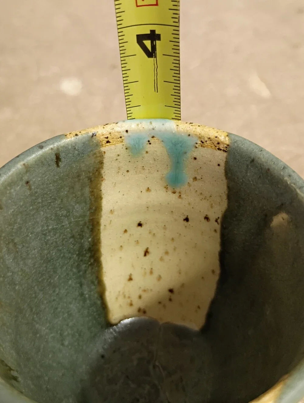 Small Handmade Ceramic Wine Or Whiskey Cup
